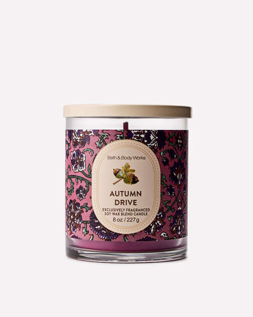 Autumn Drive Single Wick Candle