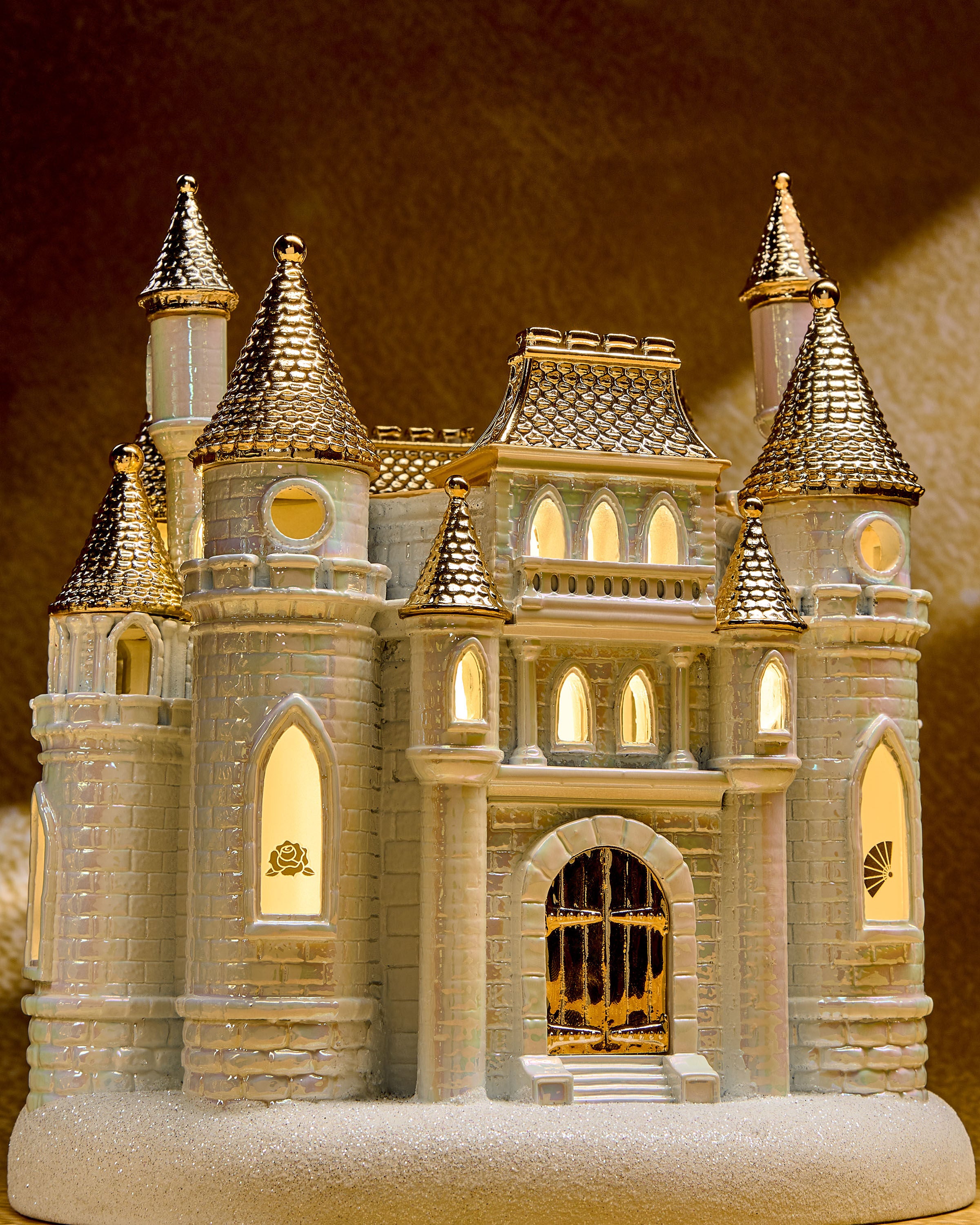Disney Princess Light-up Castle Pedestal Candle Holder | Bath