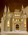 Disney Princess Light-up Castle Pedestal 3-Wick Candle Holder