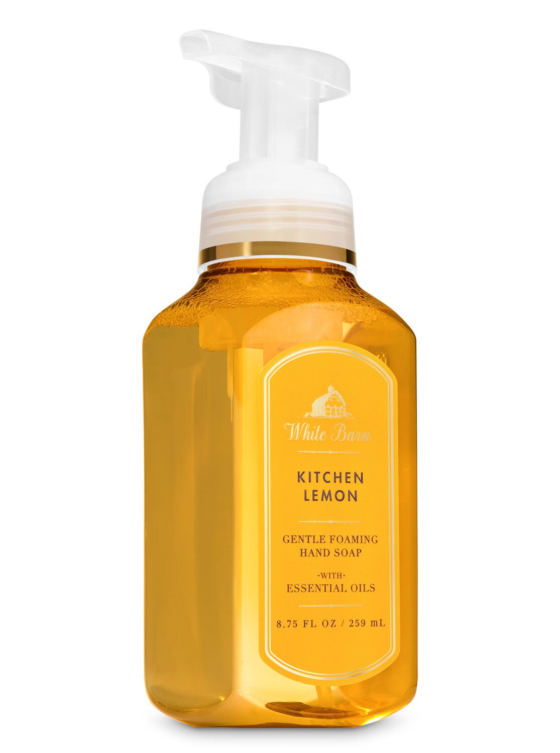 White Barn Kitchen Lemon Gentle Foaming Hand Soap - Bath And Body Works