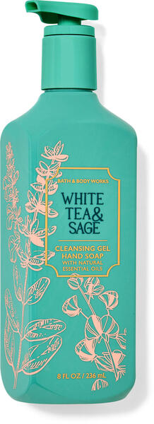 White Tea &amp; Sage Cleansing Gel Hand Soap