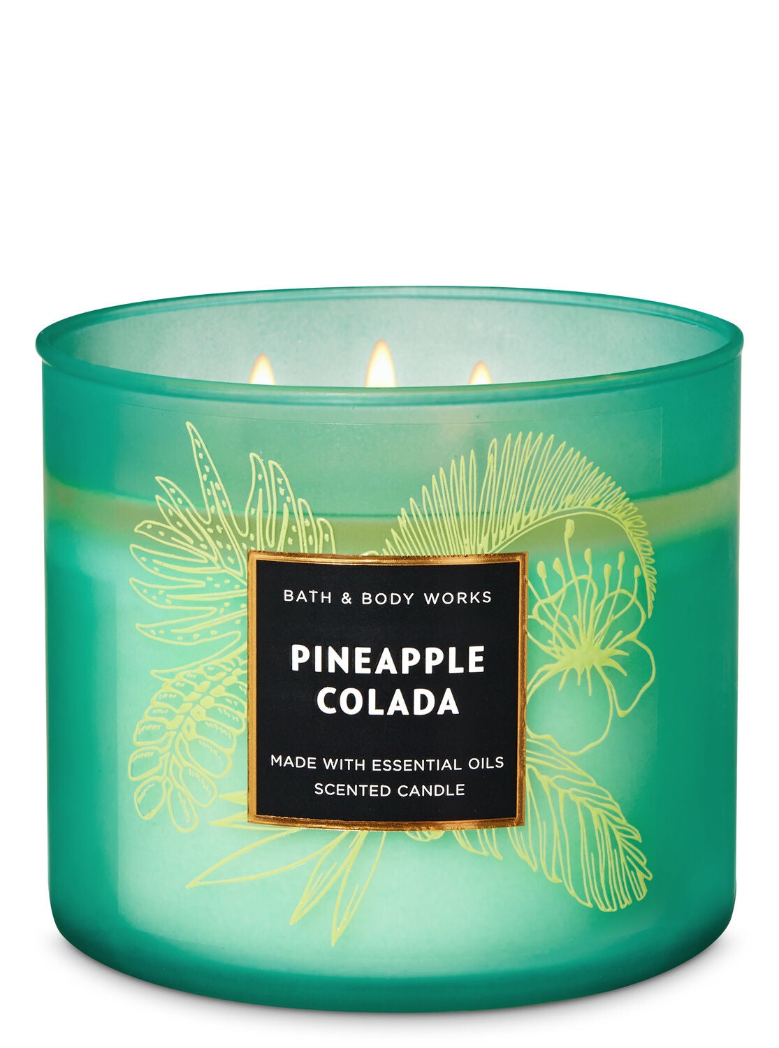 Pineapple Colada 3-Wick Candle - Bath And Body Works