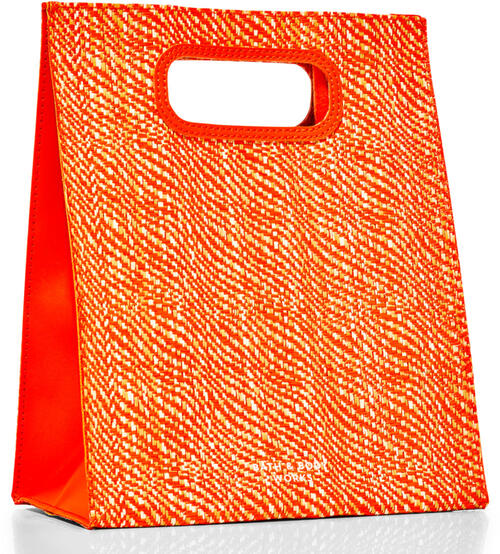 Orange Woven Gift Bag