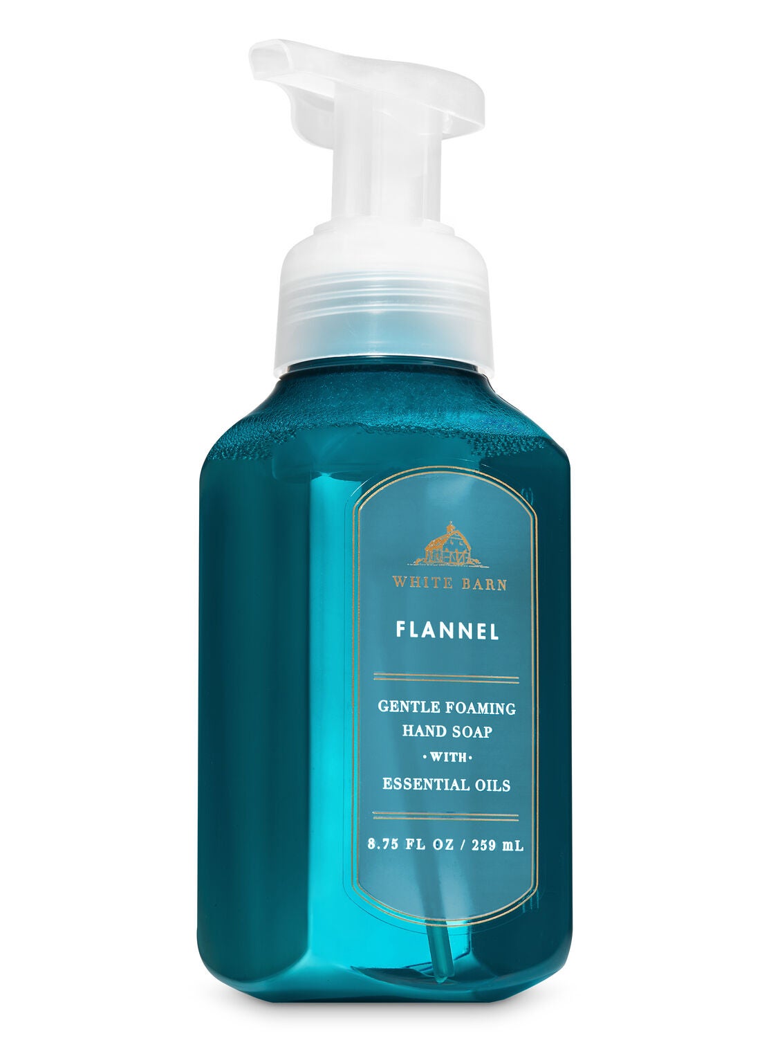foaming hand flannel gentle soap