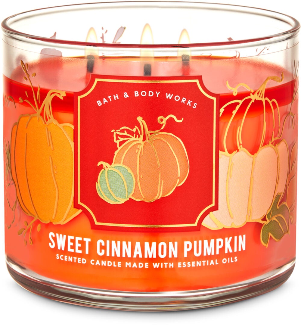 Sweet Cinnamon Pumpkin 3-Wick Candle