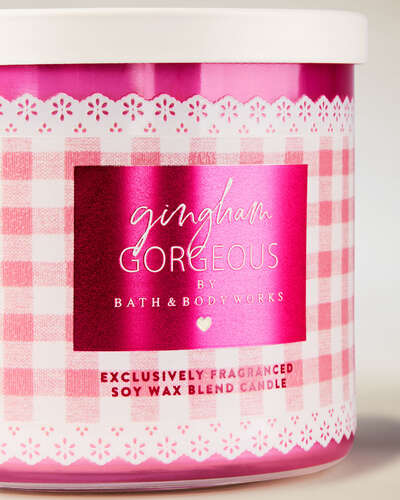Gingham Gorgeous 3-Wick Candle