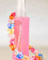 Pink Wristlet Hand Sanitizer Spray Holder