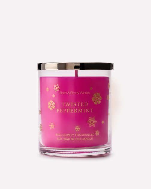 Twisted Peppermint Single Wick Candle