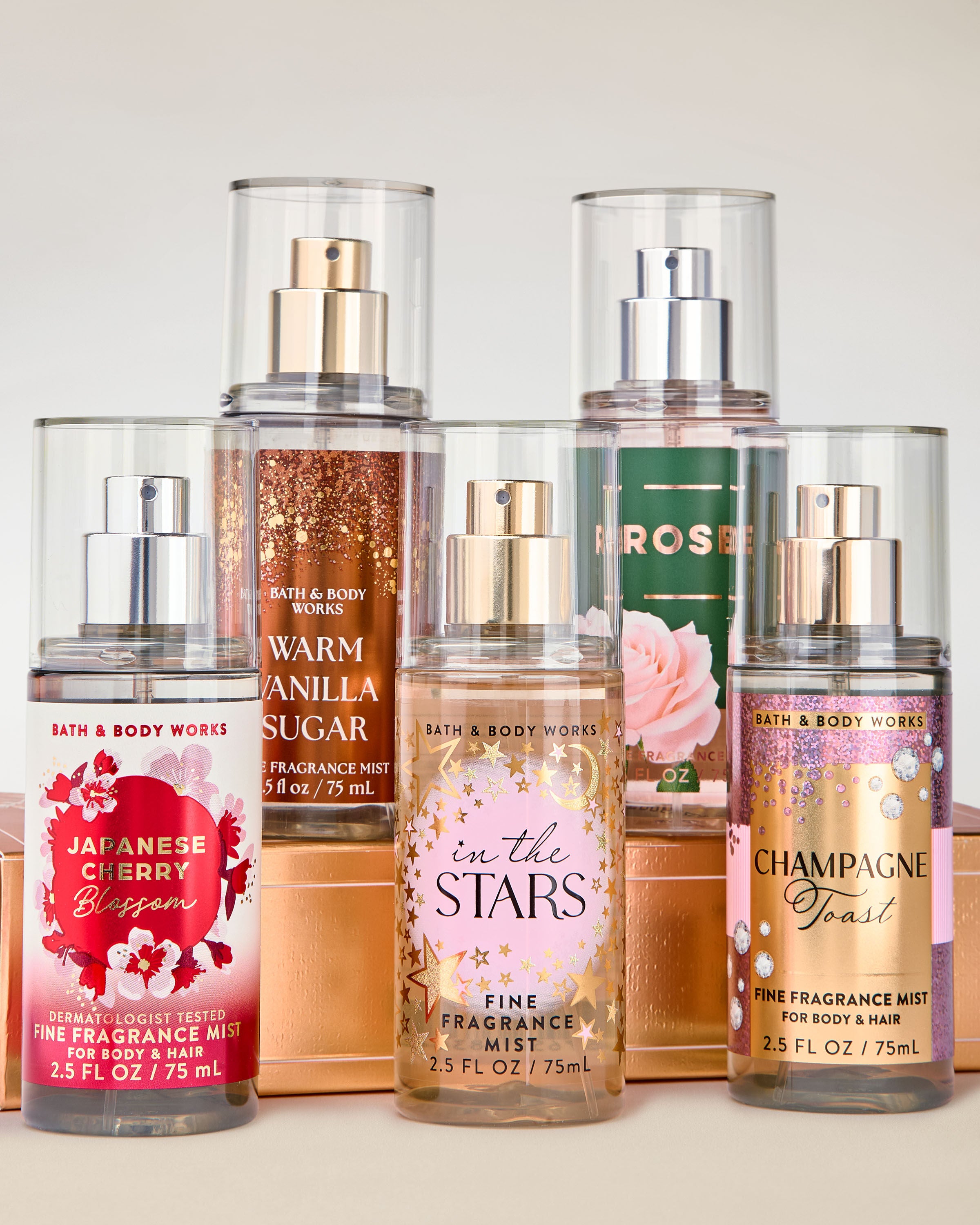 The Best of Bath & Body Works 5-piece Mini Fine Fragrance Mist