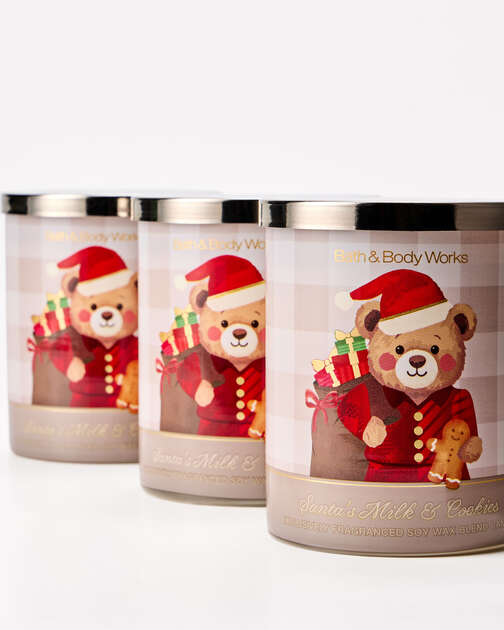 Santa's Milk & Cookies Signature Single Wick Candle