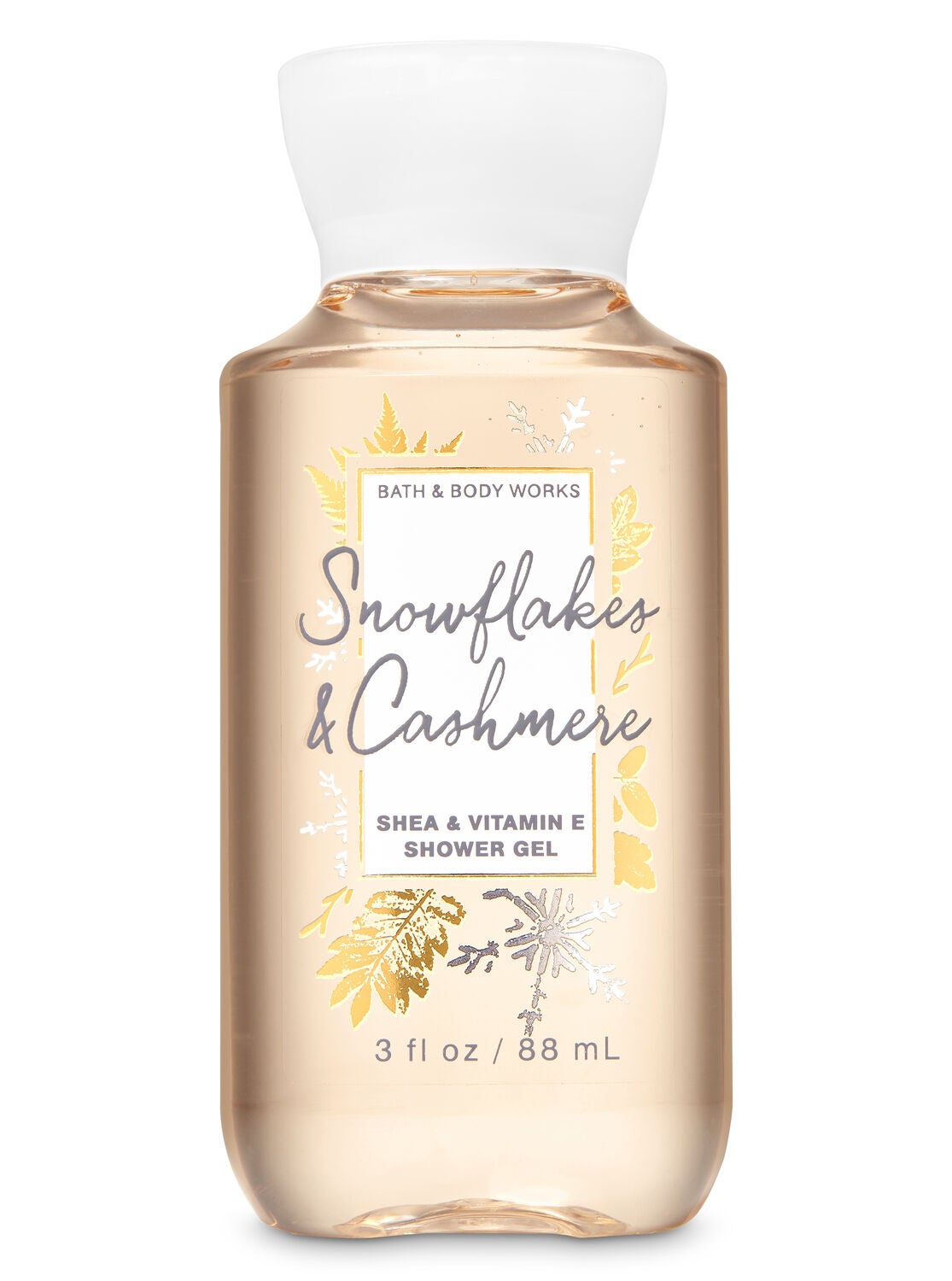 Snowflakes & Cashmere Travel Size Shower Gel - Bath And Body Works