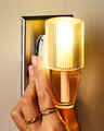 Champagne Sparkly Fluted Scent Control&trade; Nightlight  Wallflowers Fragrance Plug
