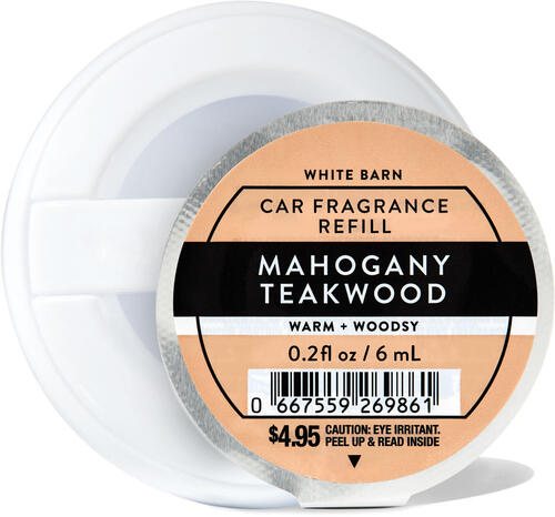 Mahogany Teakwood Car Fragrance Refill