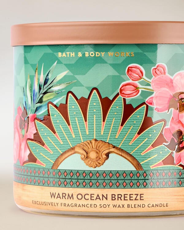 Warm Ocean Breeze 3-Wick Candle