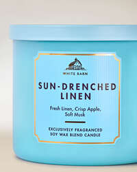 Sun-Drenched Linen 3-Wick Candle