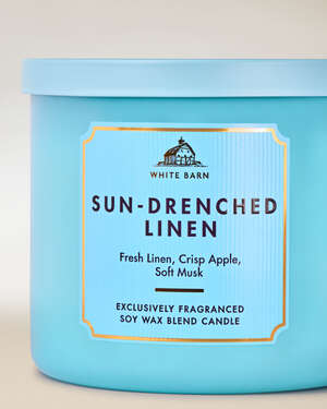 Sun-Drenched Linen 3-Wick Candle