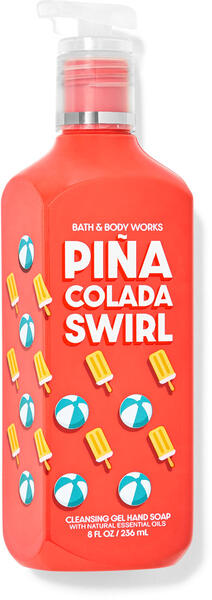 Pi&ntilde;a Colada Swirl Cleansing Gel Hand Soap