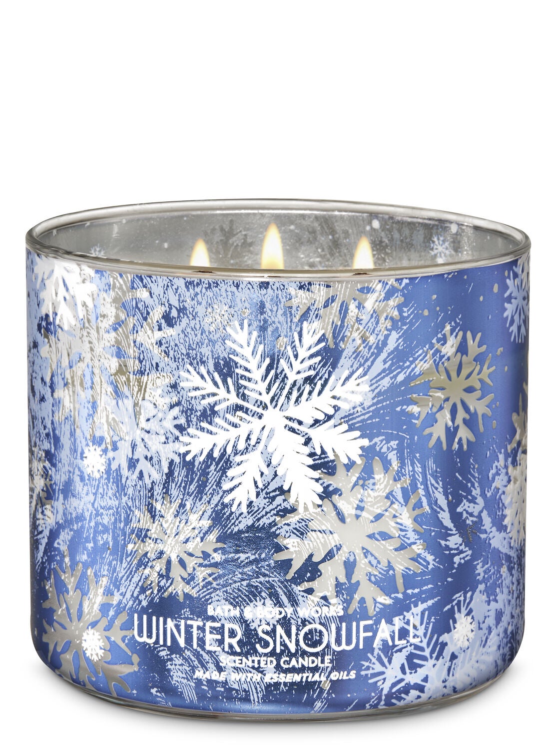 Winter Snowfall 3-Wick Candle - Bath And Body Works