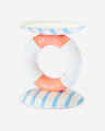 Ring Buoy Pedestal 3-Wick Candle Holder