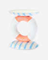 Ring Buoy Pedestal 3-Wick Candle Holder
