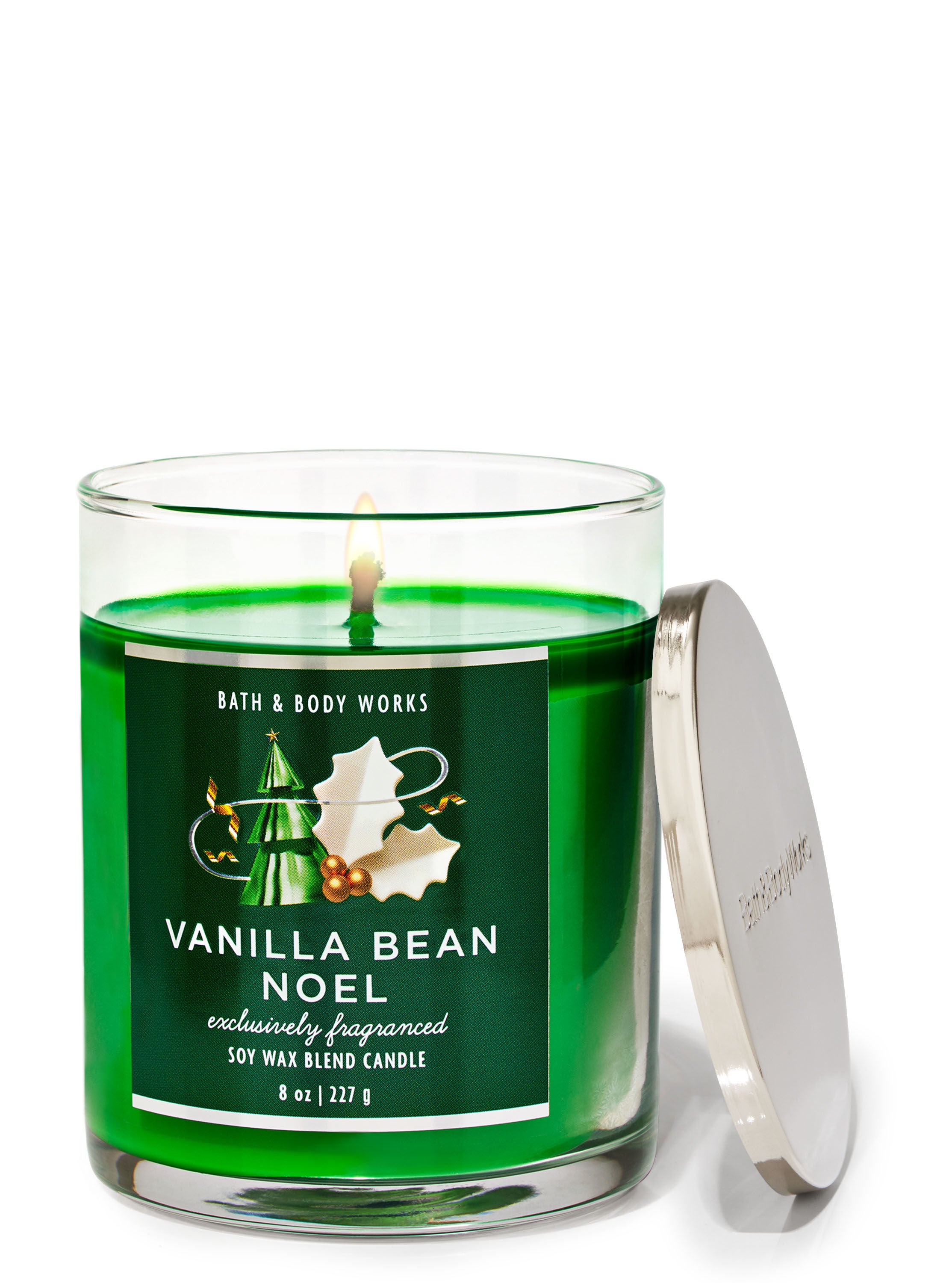 【WEB限定】 Vanilla Bean Noel Single Wick Candle | Bath & Body Works ボディクリーム