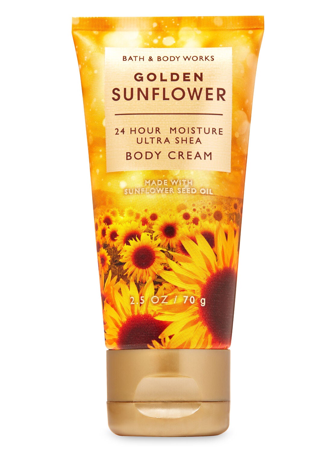 Golden Sunflower Travel Size Body Cream Bath Body Works