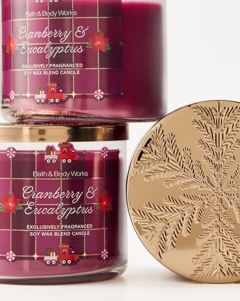 Cranberry & Eucalyptus 3-Wick Candle