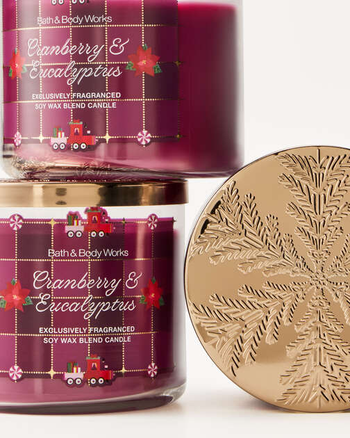 Cranberry & Eucalyptus 3-Wick Candle