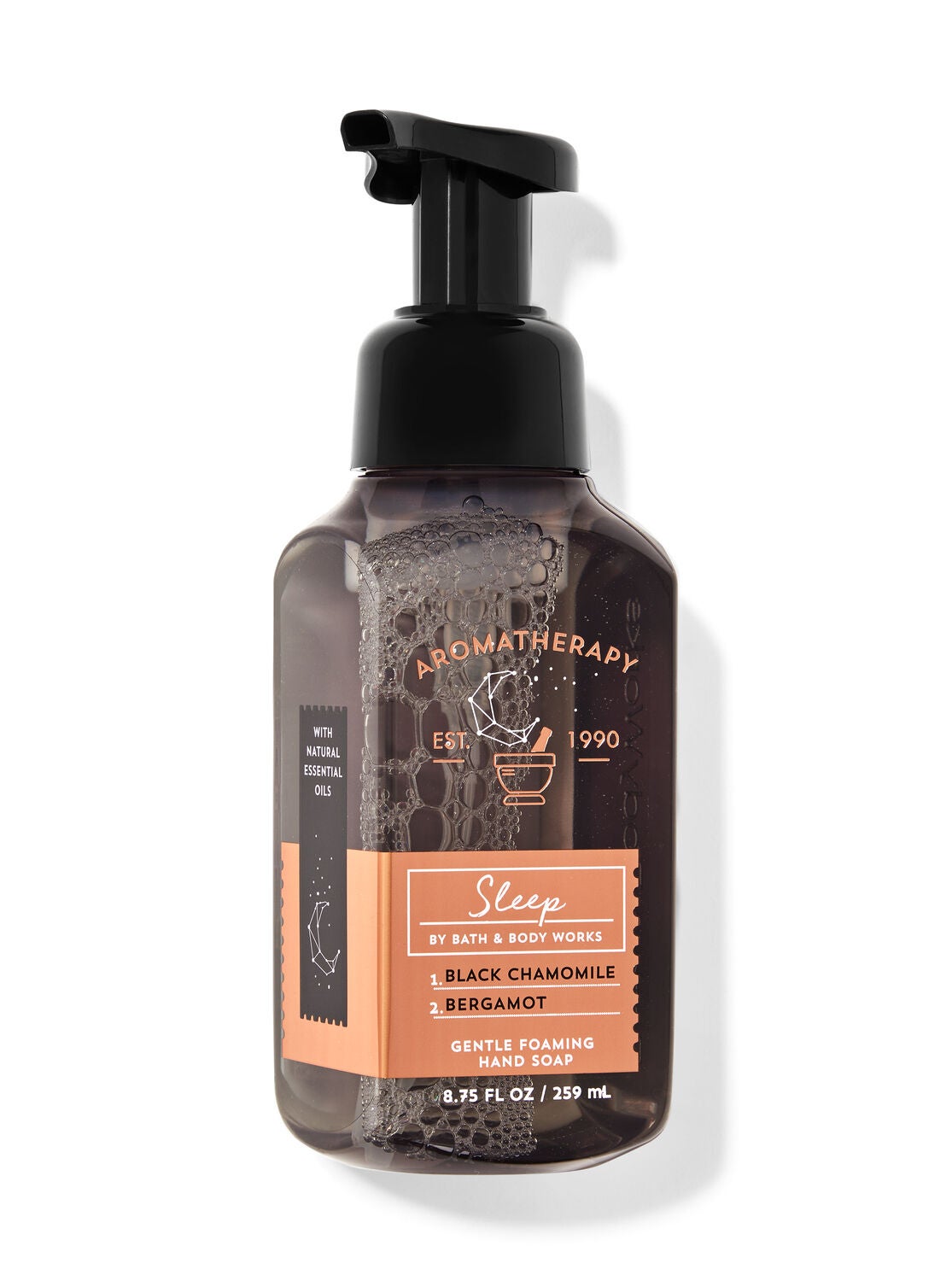 Black Chamomile Bergamot Gentle Foaming Hand Soap Aromatherapy