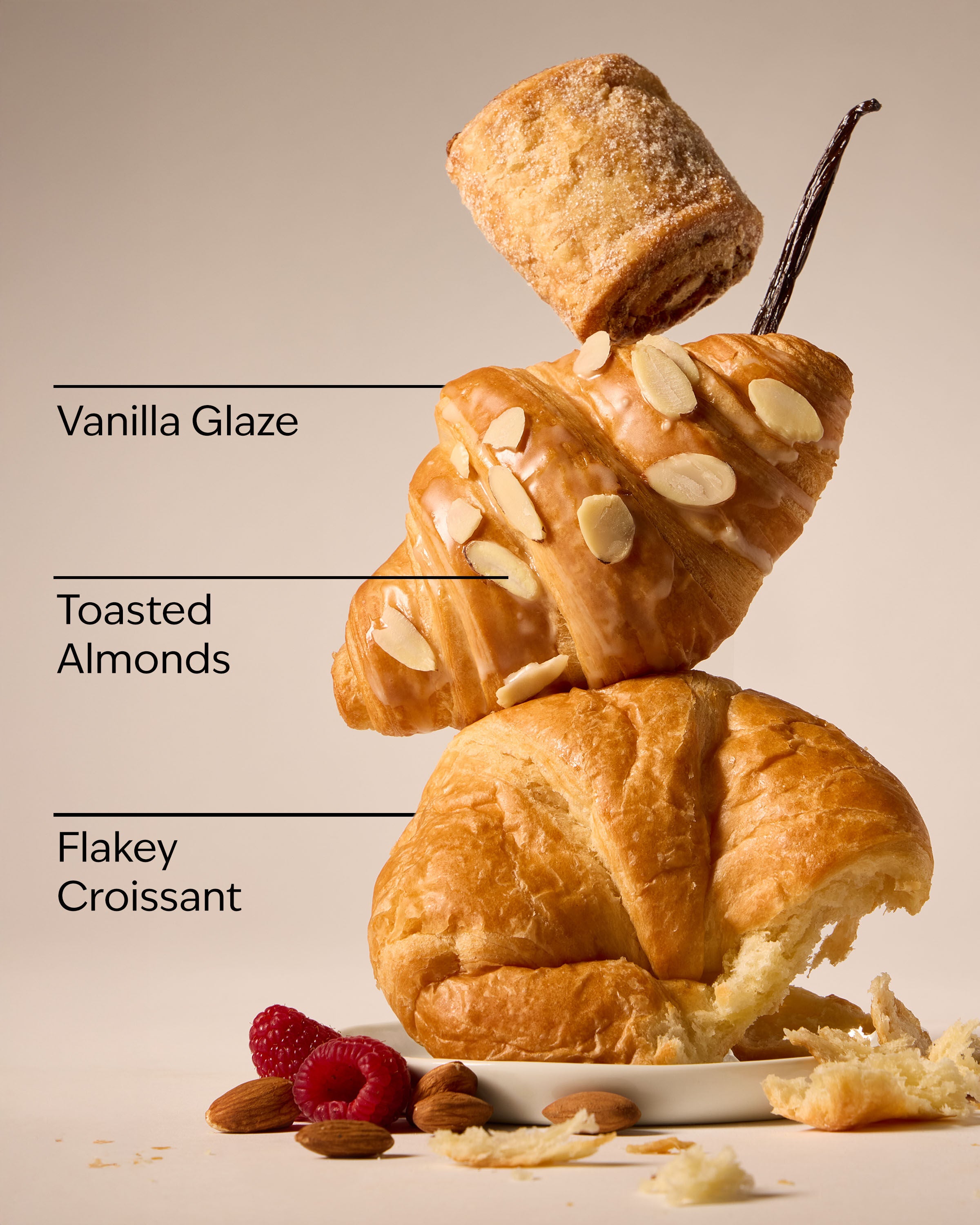 Almond Croissant 3-Wick Candle | Bath & Body Works