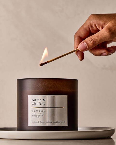 Coffee & Whiskey 3-Wick Candle