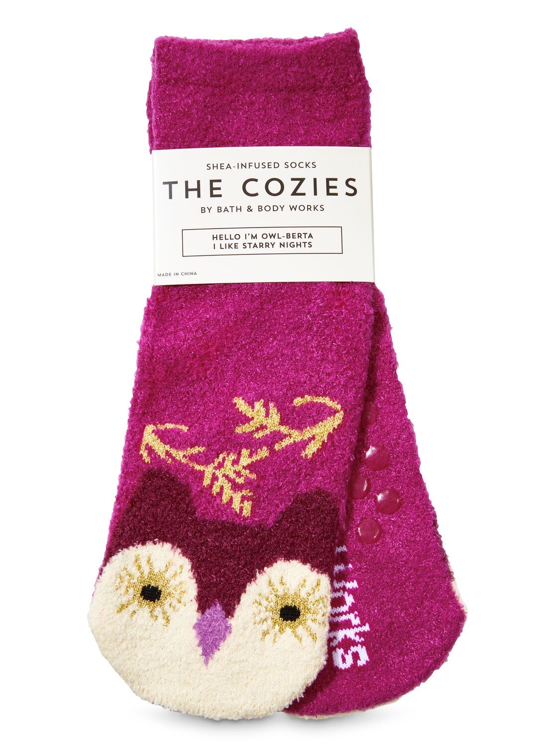 Owl-berta the Owl Shea-Infused Socks - Bath And Body Works