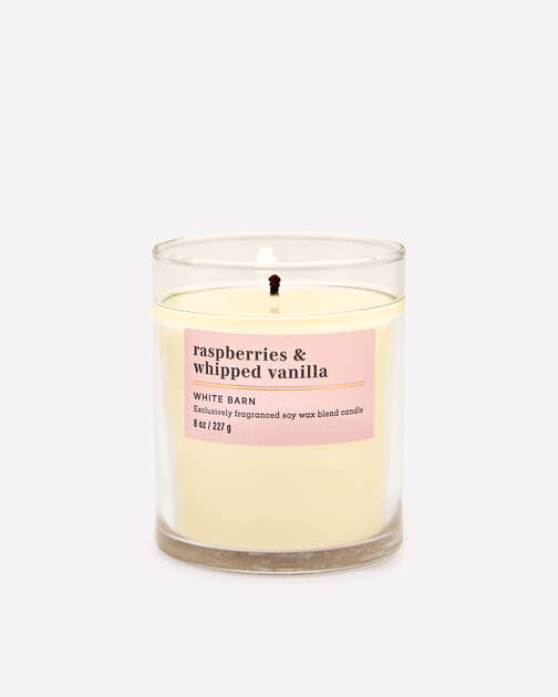 Raspberries & Whipped Vanilla Single Wick Candle