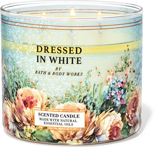 Dressed In White 3-Wick Candle