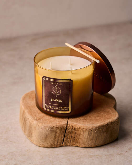 Leaves 3-Wick Candle