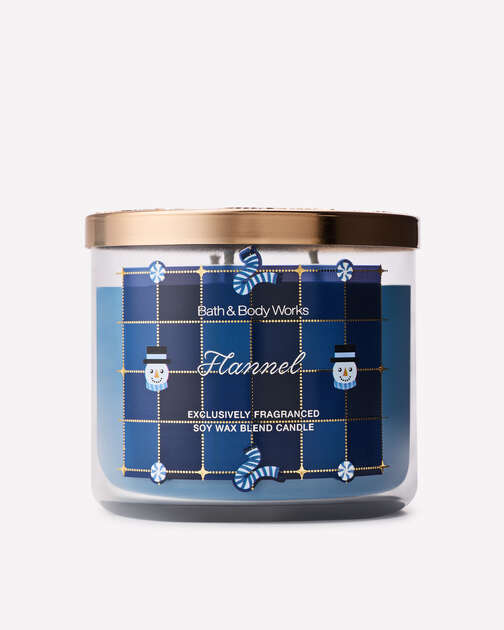 Flannel 3-Wick Candle