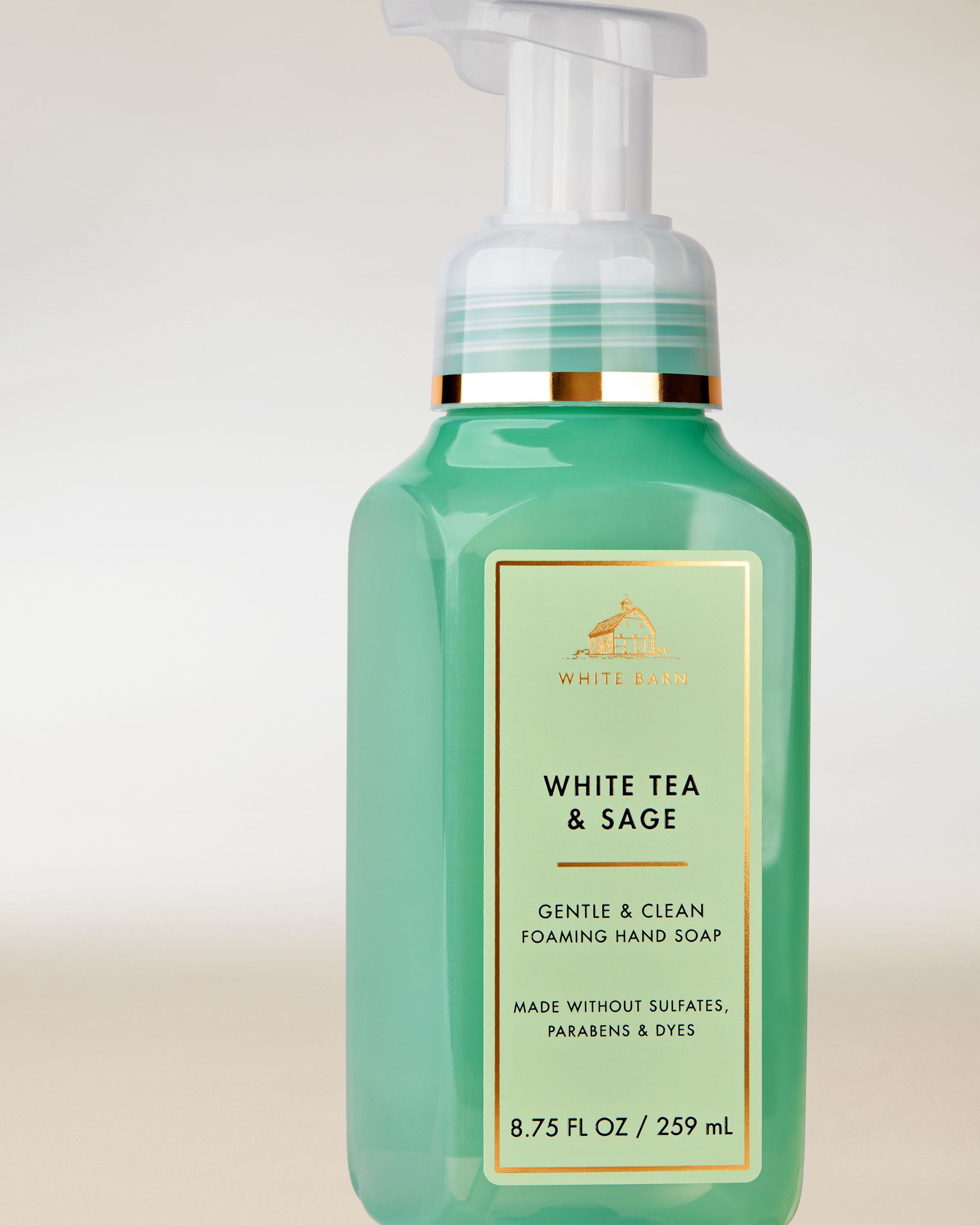 【White tea&sage】Bath&bodyworksハンドソープリフィル White Tea & Sage Gentle & Clean Foaming Hand Soap Foaming Hand