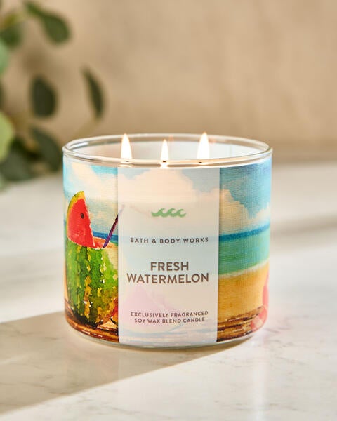 Fresh Watermelon 3-Wick Candle