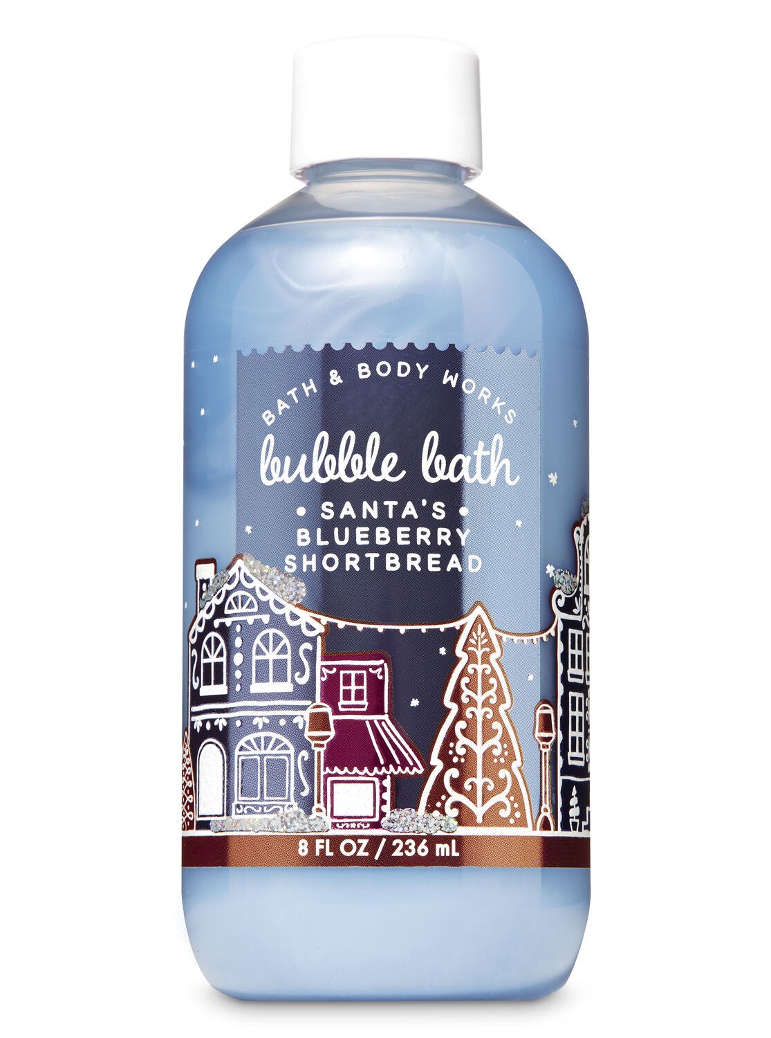 Santa's Blueberry Shortbread Bubble Bath - Bath And Body Works