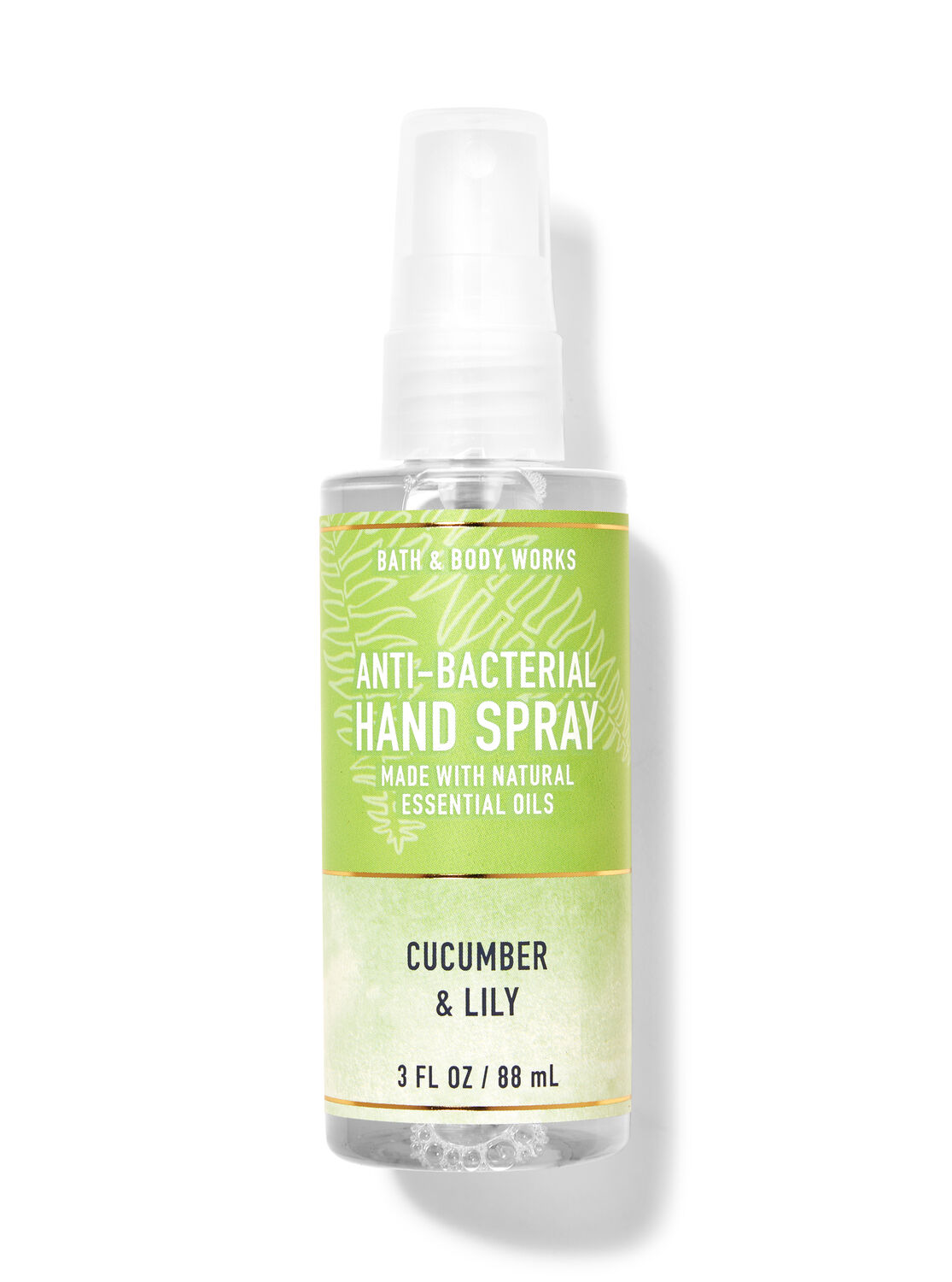 Cucumber & Lily Hand Sanitizer Spray