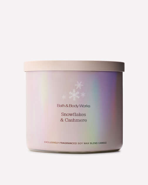 Snowflakes & Cashmere 3-Wick Candle