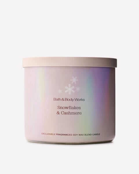 Snowflakes & Cashmere 3-Wick Candle