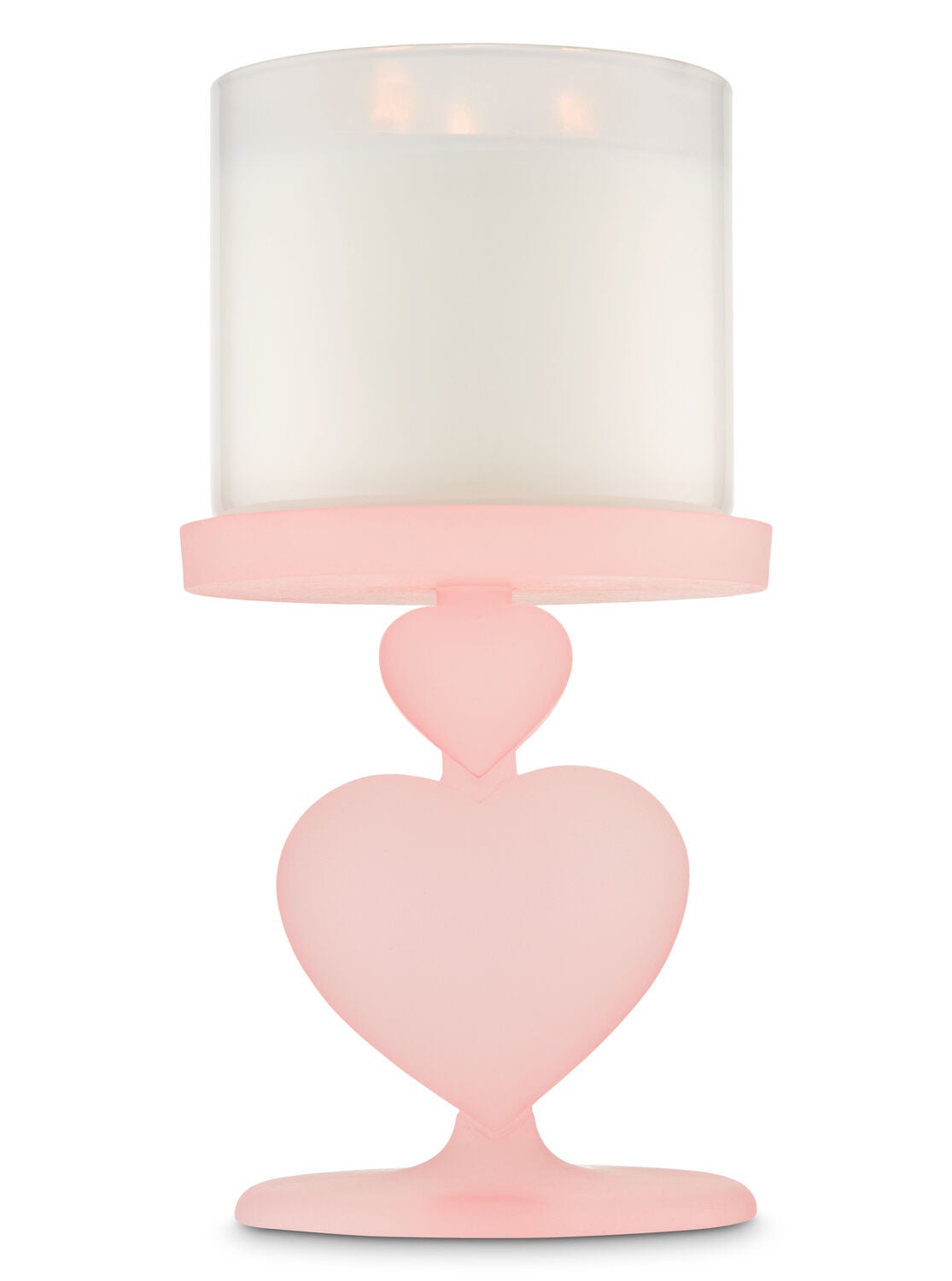 Stacked Hearts Pedestal 3-Wick Candle Holder - Bath And Body Works