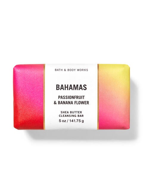 Bahamas Passionfruit & Banana Flower Shea Butter Cleansing Bar