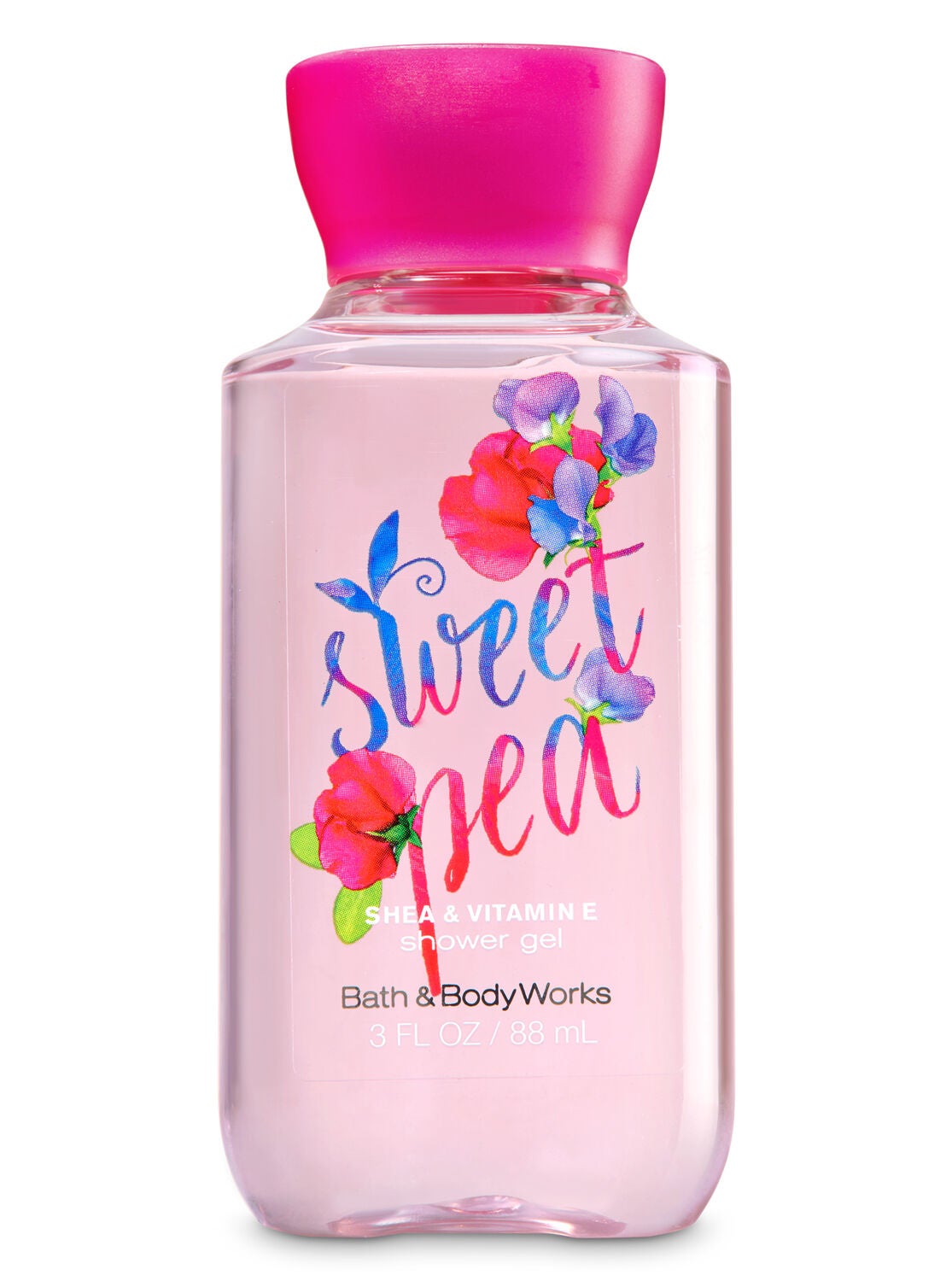 Signature Collection Sweet Pea Travel Size Shower Gel - Bath And Body Works