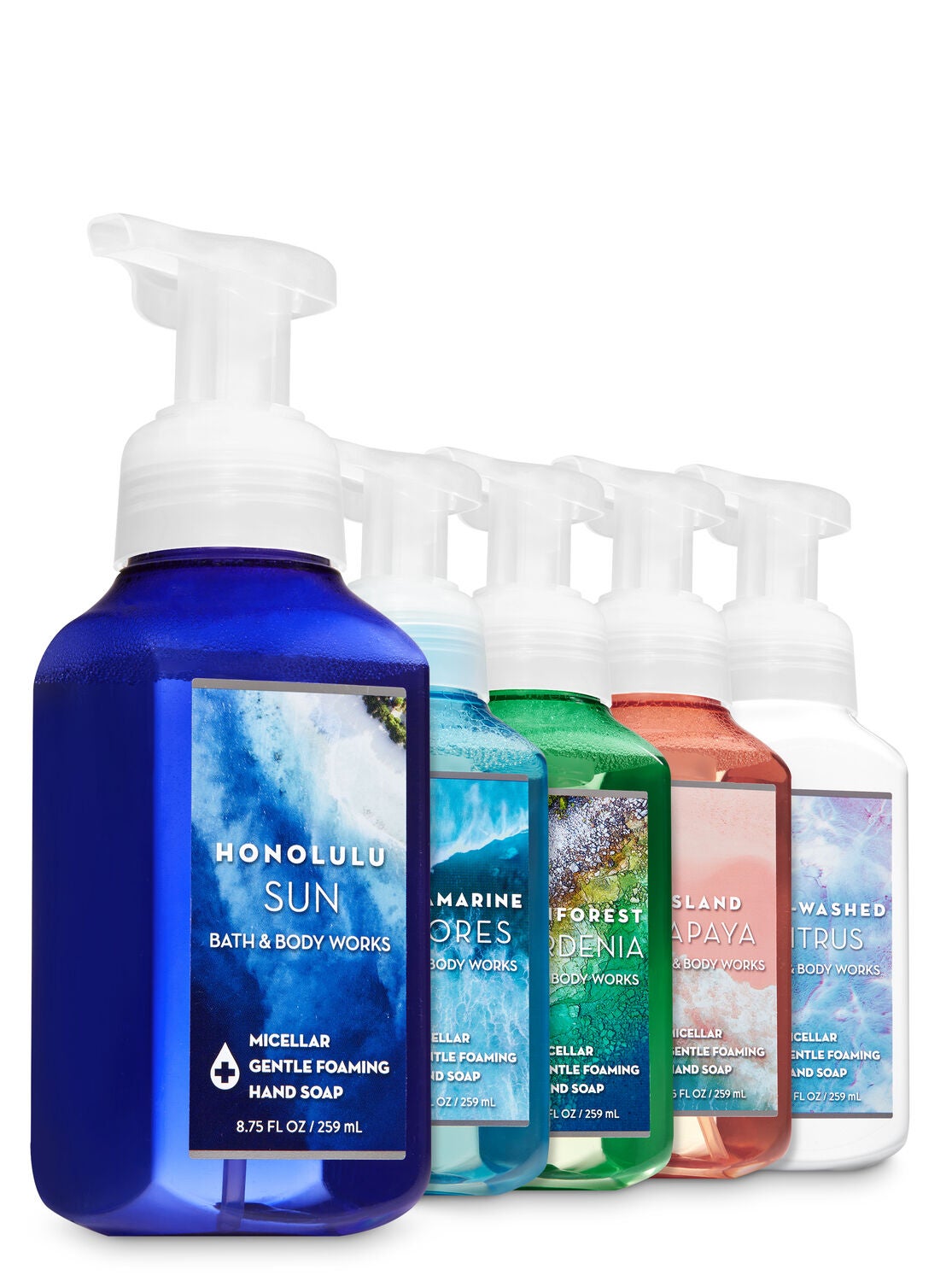 Crystal Cove Micellar Gentle Foaming Hand Soap, 5-Pack - Bath And Body Works