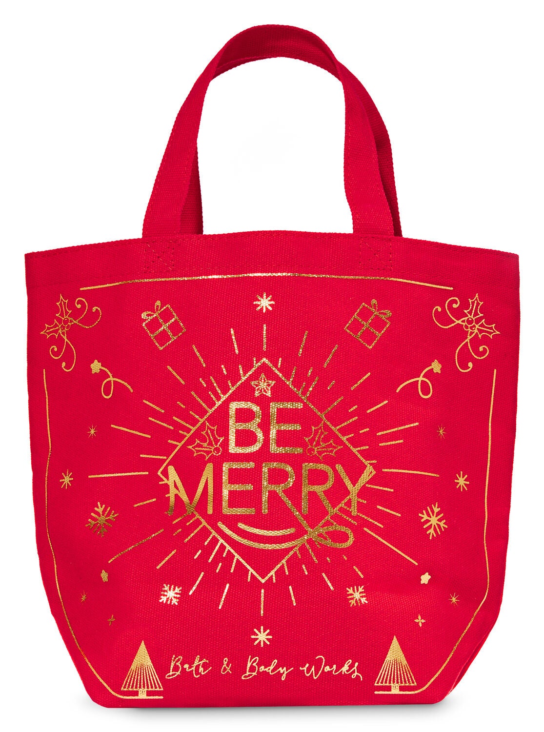 Be Merry Canvas Gift Bag - Bath And Body Works