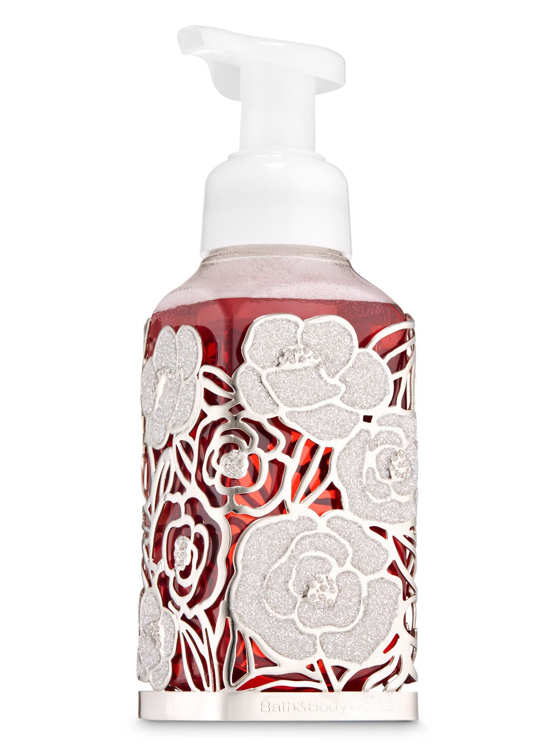 Silver Rose Gentle Foaming Soap Holder - Bath And Body Works