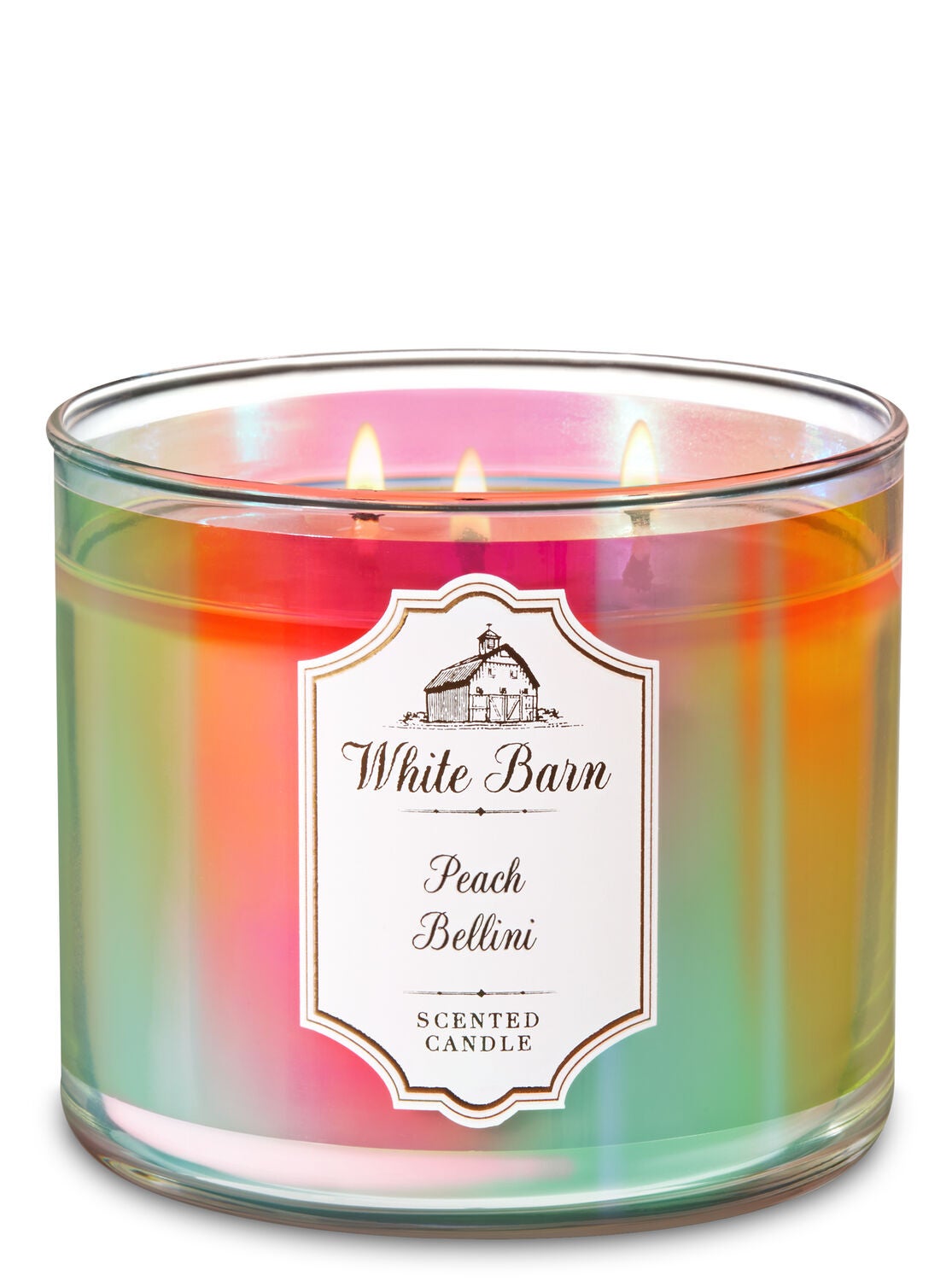 Peach Bellini 3-Wick Candle - Bath And Body Works