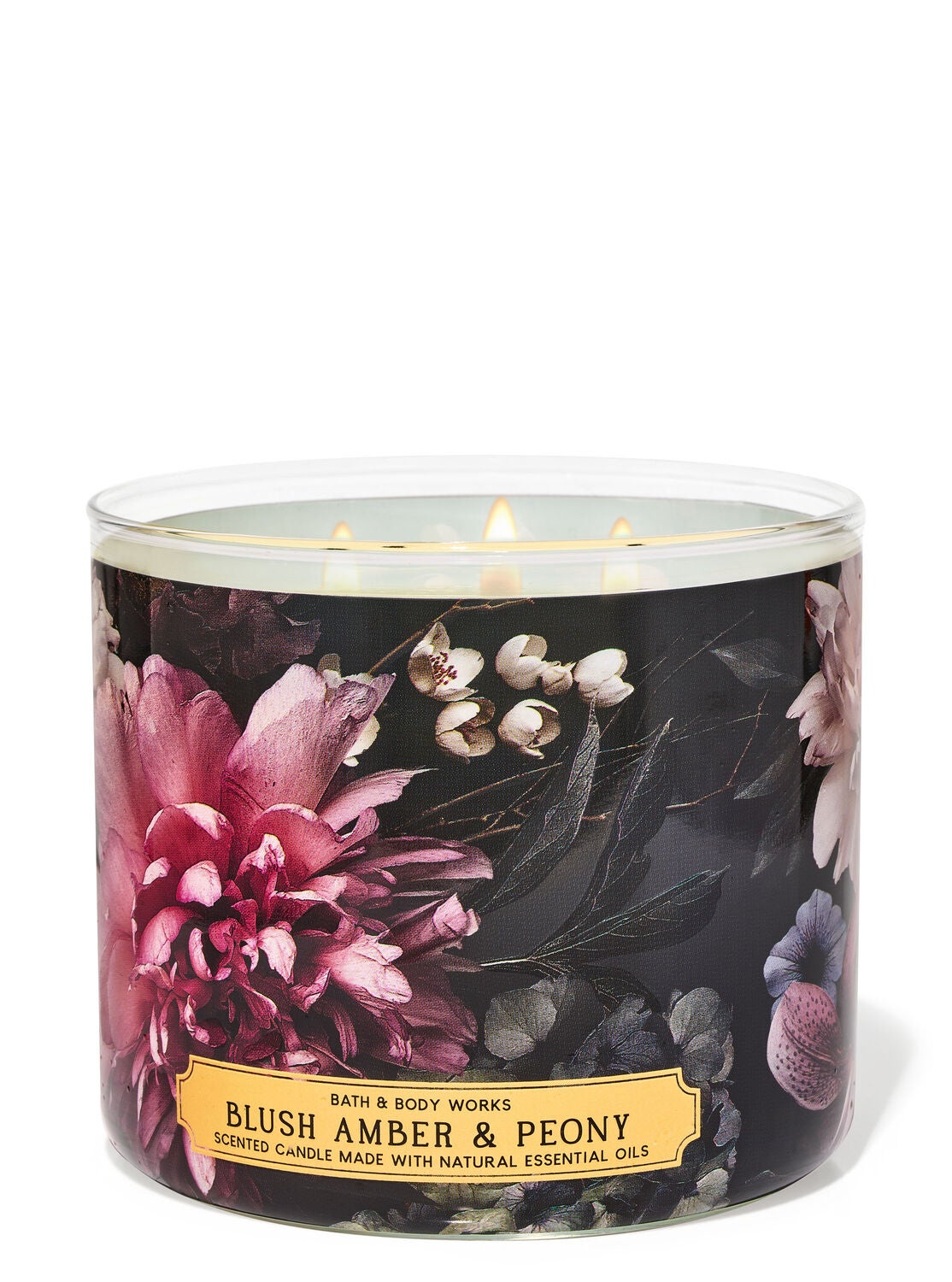Blush Amber & Peony 3-Wick Candle